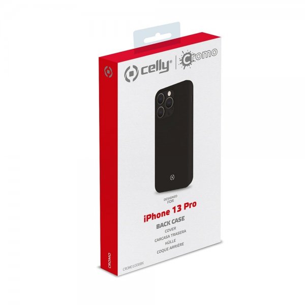 Celly iPhone 13 Pro Cover CROMO Sort