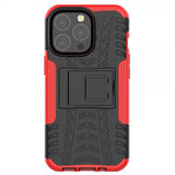 iPhone 13 Pro Cover Dækmønster Standfunktion Rød