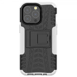 iPhone 13 Pro Cover Dækmønster Standfunktion Hvid