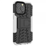iPhone 13 Pro Cover Dækmønster Standfunktion Hvid