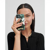 Ideal of Sweden iPhone 13 Pro Cover Fashion Case Golden Olive Marble