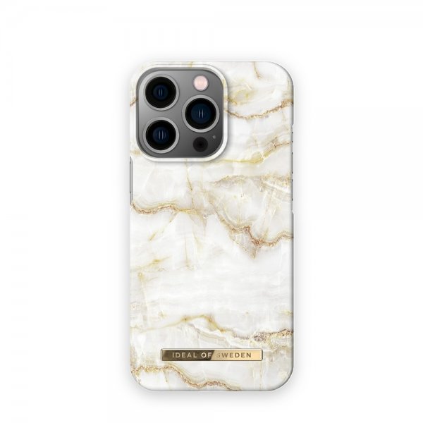 Ideal of Sweden iPhone 13 Pro Cover Fashion Case Golden Pearl Marble