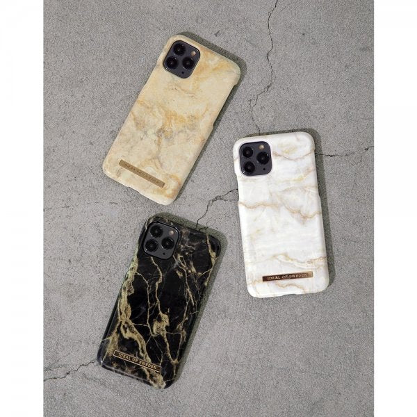 Ideal of Sweden iPhone 13 Pro Cover Fashion Case Golden Smoke Marble
