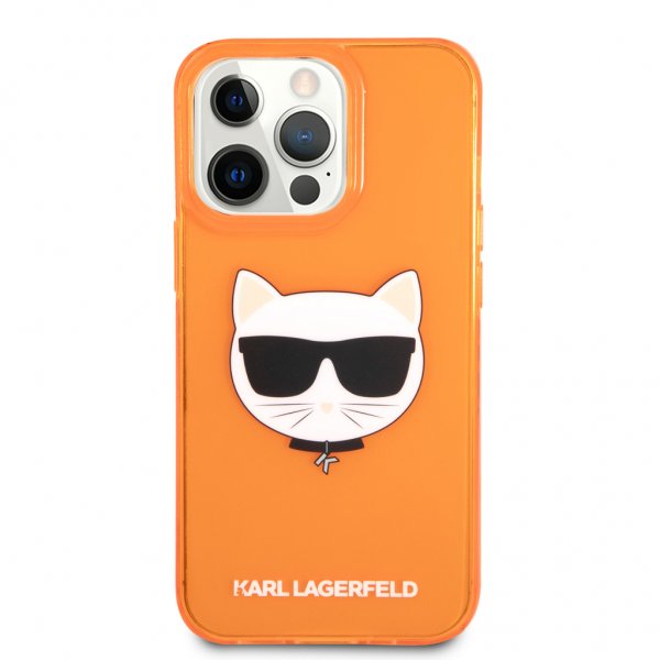 Karl Lagerfeld iPhone 13 Pro Cover Fluo Orange