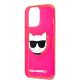 Karl Lagerfeld iPhone 13 Pro Cover Fluo Pink