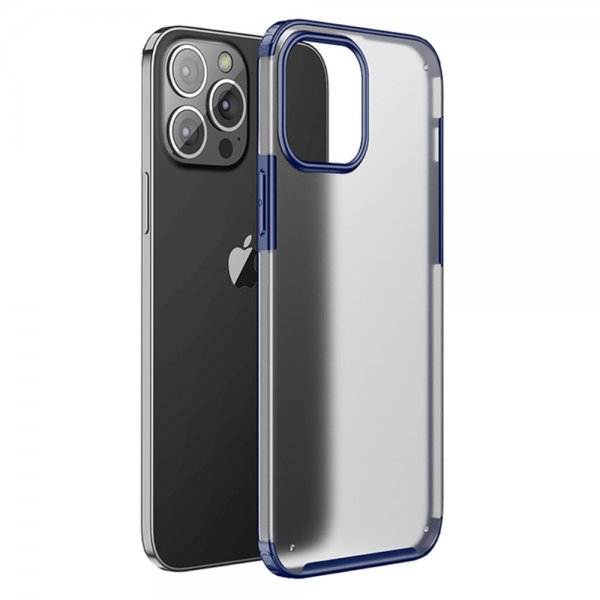 Ipaky iPhone 13 Pro Cover Frostet Bagside Blå