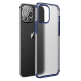 Ipaky iPhone 13 Pro Cover Frostet Bagside Blå