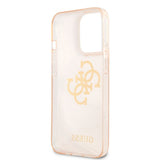 Guess iPhone 13 Pro Cover Fuld Glitter Guld
