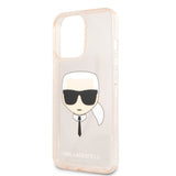 Karl Lagerfeld iPhone 13 Pro Cover Full Glitter Guld