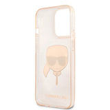 Karl Lagerfeld iPhone 13 Pro Cover Full Glitter Guld