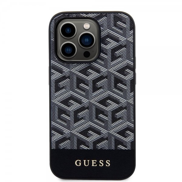 Guess iPhone 13 Pro Cover G Cube MagSafe Sort