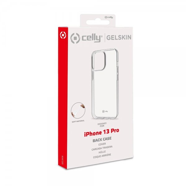 Celly iPhone 13 Pro Cover GELSKIN Transparent