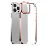 Baseus iPhone 13 Pro Cover Glitter Series Rosaguld