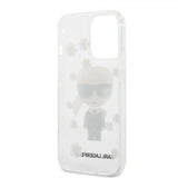 Karl Lagerfeld iPhone 13 Pro Cover Iconic Flower Transparent