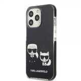 Karl Lagerfeld iPhone 13 Pro Cover Karl & Choupette Sort