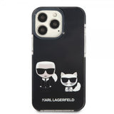 Karl Lagerfeld iPhone 13 Pro Cover Karl & Choupette Sort