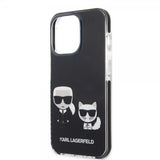 Karl Lagerfeld iPhone 13 Pro Cover Karl & Choupette Sort