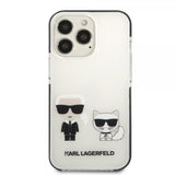 Karl Lagerfeld iPhone 13 Pro Cover Karl & Choupette Hvid