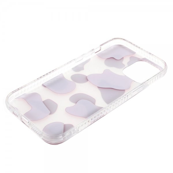 iPhone 13 Pro Cover Ko Mønster Lyserød Lyserød