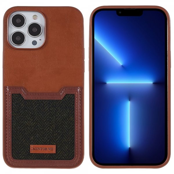 iPhone 13 Pro Cover Kortholder Brun