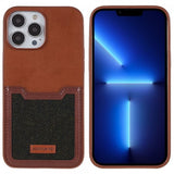 iPhone 13 Pro Cover Kortholder Brun