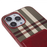 iPhone 13 Pro Cover Kortholder Vinrød