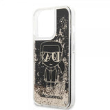 Karl Lagerfeld iPhone 13 Pro Cover Liquid Glitter Gatsby Sort