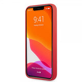 Lacoste iPhone 13 Pro Skal Liquid Silikone Glossy Logo Rød