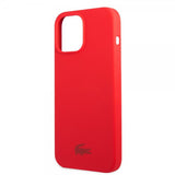 Lacoste iPhone 13 Pro Skal Liquid Silikone Glossy Logo Rød