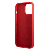 Lacoste iPhone 13 Pro Skal Liquid Silikone Glossy Logo Rød