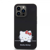 Hello Kitty iPhone 13 Pro Skal Liquid Silicone Sort
