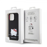 Hello Kitty iPhone 13 Pro Skal Liquid Silicone Sort