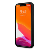 AMG iPhone 13 Pro Cover Liquid Silikone Two Tone Sort