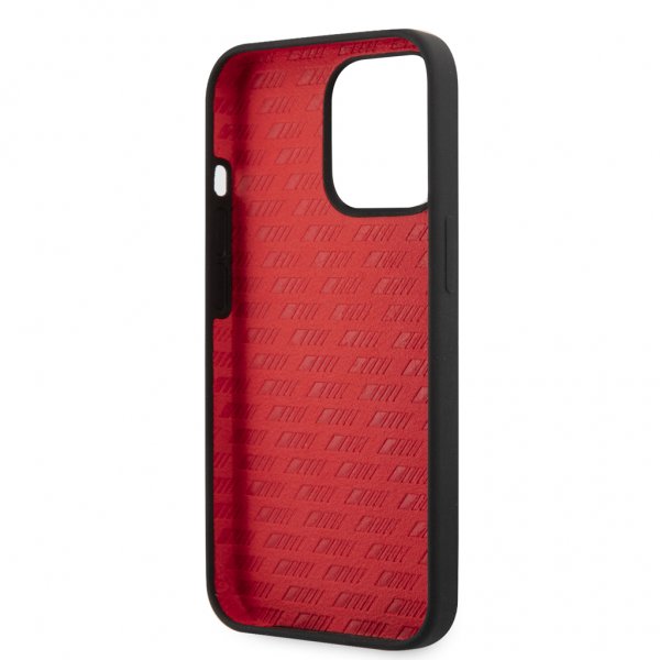 AMG iPhone 13 Pro Cover Liquid Silikone Two Tone Sort