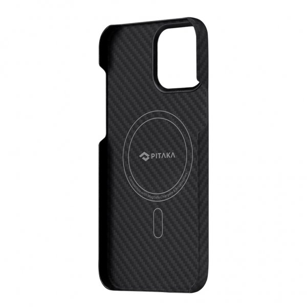 Pitaka iPhone 13 Pro Cover MagEZ Case 2 Sort/Grå Twill