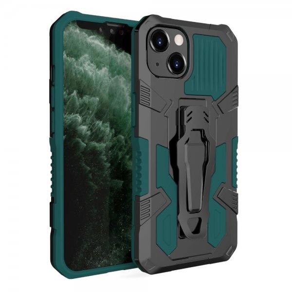 iPhone 13 Pro Cover med Bælteclips Grøn