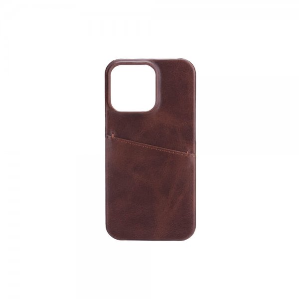 Onsala iPhone 13 Pro Cover med en Kortlomme Brun