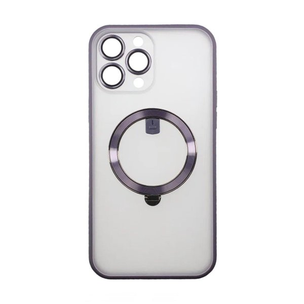 Rvelon iPhone 13 Pro Cover MagSafe Ring Lilla