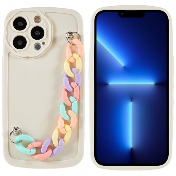 iPhone 13 Pro Cover med Strap Farverig