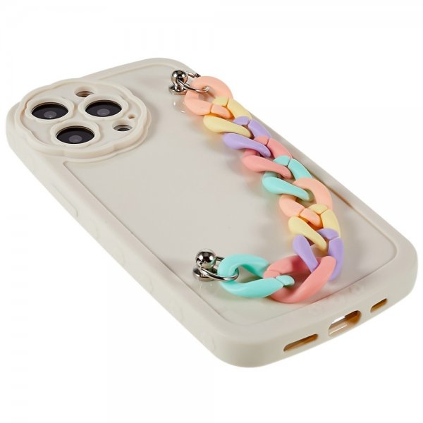 iPhone 13 Pro Cover med Strap Farverig