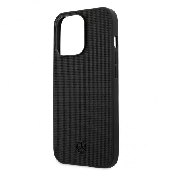 Mercedes Benz iPhone 13 Pro Cover Metal Logo Sort
