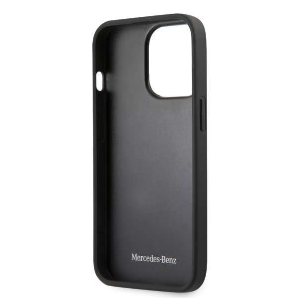 Mercedes Benz iPhone 13 Pro Cover Metal Logo Sort