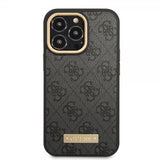 Guess iPhone 13 Pro Cover Metal Plate Logo MagSafe Sort