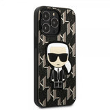 Karl Lagerfeld iPhone 13 Pro Cover Monogram Iconic Patch Sort