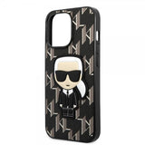 Karl Lagerfeld iPhone 13 Pro Cover Monogram Iconic Patch Sort