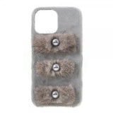 iPhone 13 Pro Cover Plys Love-perler Grå