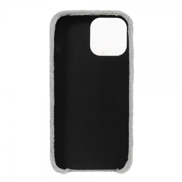 iPhone 13 Pro Cover Plys Love-perler Grå