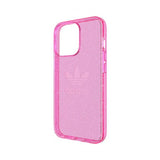 Adidas iPhone 13 Pro Cover Protective Clear Case Glitter Rosa