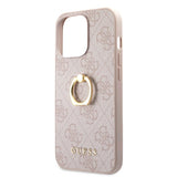 Guess iPhone 13 Pro Cover Ring Stand Rosa