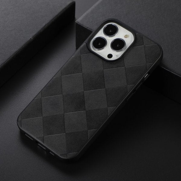 iPhone 13 Pro Cover Gitternet Sort